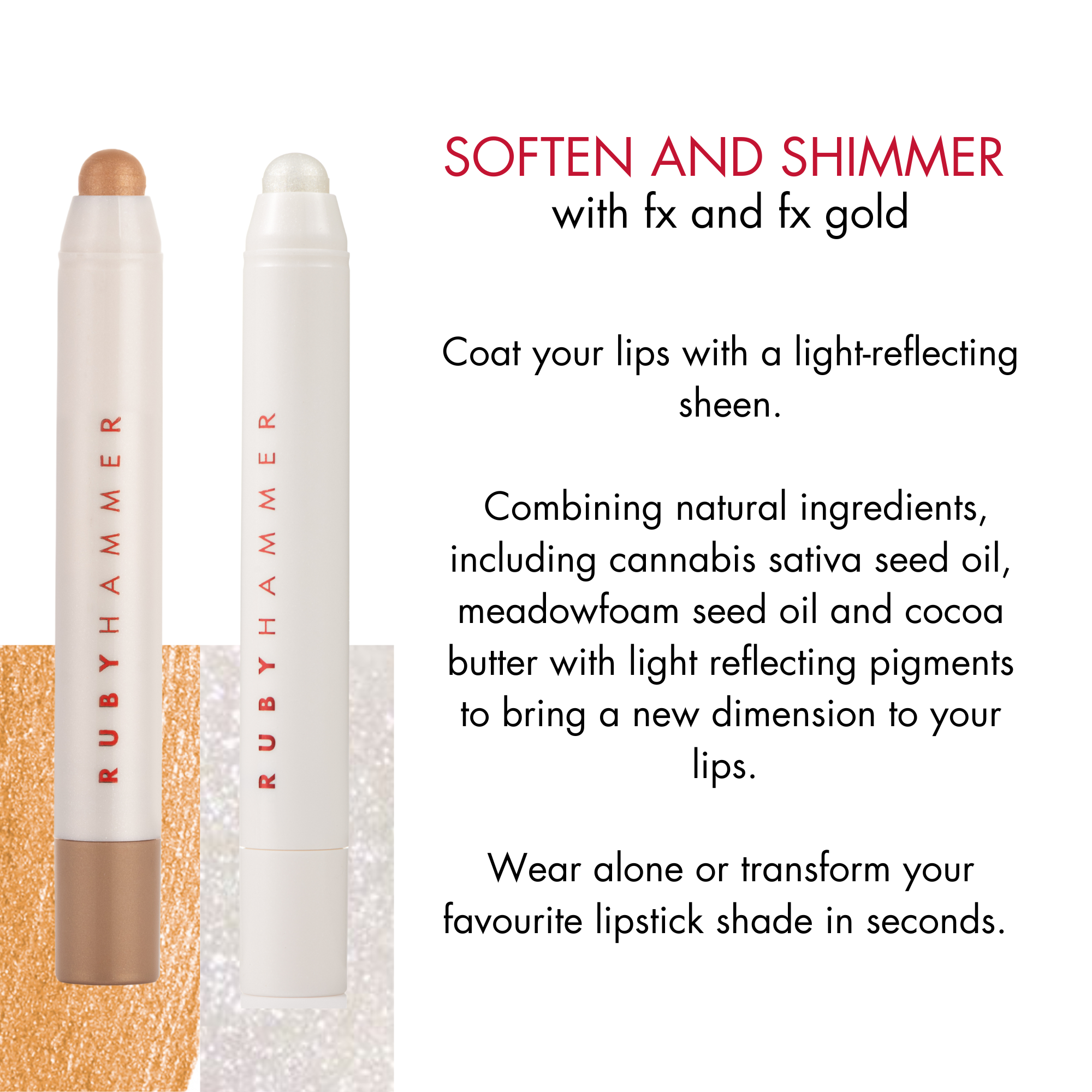 Soften and Shimmer Lip Serum Balm Shades