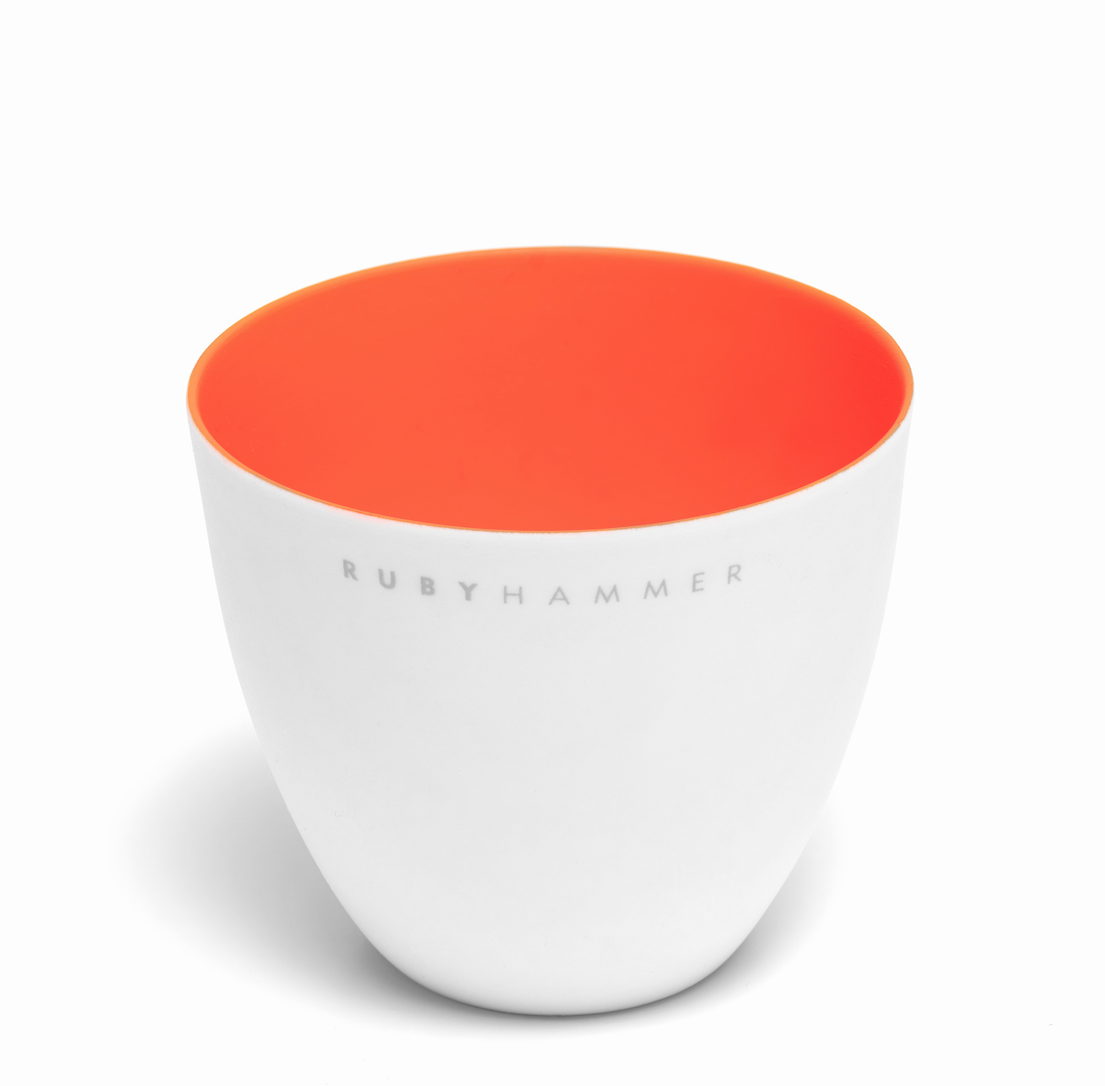 PORCELAIN BRUSH HOLDER (sml / lrg)